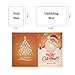 Christmas Cards 5D DIY Diamond Painting Round Drill Greeting Cards Creative 8 Packs, Merry Christmas Handmade Cards Creative Card Rhinestone Embroidery Arts Craft for Family, Friends, Lover
