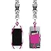 Gear Beast Universal Cell Phone Lanyard Compatible with iPhone, Galaxy & Most Smartphones Includes Phone Case Holder with Card Pocket,Soft Neck Strap with Breakaway Clasp & Detachable Convenience Clip