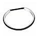 COCOStyle Stainless Steel Bracelet Hair Tie Bracelet 3 Colors, Grooved Cuff Bangle Bracelet for Women Girls