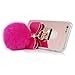 MOLLYCOOCLE iPhone 6s Case, iPhone 6 Case (Not Plus), Mirror Back Ring Buckle Stand for Girls Women TPU Bumper Slim Fit Protective Cover for iPhone 6/6s - Pink Plush Ball