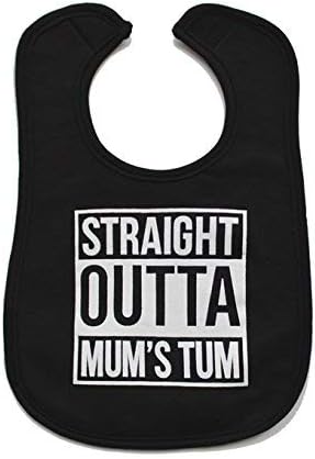 Set of 2 Award Winning Funny Baby Bibs, Black, 2 Count (Pack of 1) - Image 4