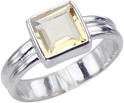 Eloquent Art Nouveau Genuine Natural Golden Citrine Gemstone Sterling Silver ...