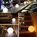 GoZheec Garden Solar Light 10'' Led Ball Light IP65 Waterproof 16 RGB Colour Ball Lamp with Remote for Pool/Outdoor/Garden/Party