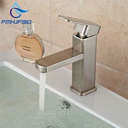 U-Enjoy Araña Níquel Cepillado Moderno Baño Individual De Calidad