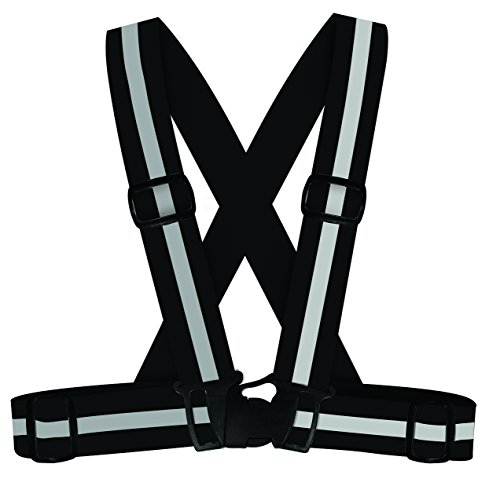 360 USA - Reflective Running Vest - Black