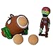 Horizon Party PVZ Plant Coconut Cannon Ball Popper Zombie Action Figure Toy