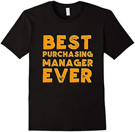 Mens Best purchasing manager ever shirt XL Black