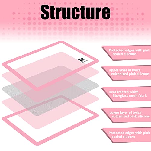 2 Pack Perforated Silicone Baking Sheet Mat,NonStick Reusable Food