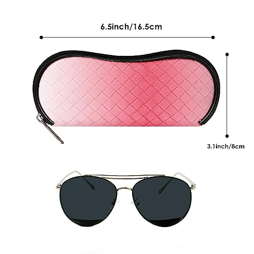MoKo Portable Eyeglasses Bag, Lightweight Zippered Sunglass Storage Glasses  Case Orgainized Cover for Eyewear,