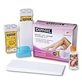 waxup Roller Waxing Kit for Women and Men, Honey Home Depilatory Soft Wax Warmer (Heater), 25 Non Woven Wax Strips for Hair Removal, Oil Wax Remover, 2 Roll On Wax Cartridge Refill, Sensitive Skin