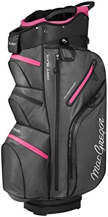 MacGregor Women’s MACBAG135 Golf cart Bag, Charcoal/Fuchsia, One Size