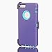 AICase iPhone 6 Plus Case,iPhone 6S Plus Case,[Heavy Duty] [Full Body] Built-in Screen Protector Tough 4 in 1 Rugged Shockproof Cover for Apple iPhone 6 Plus / 6S Plus (Purple/Blue with Belt Clip)
