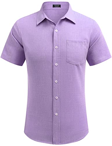 COOFANDY Men's Western Casual Shirt Button Up Basic