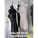 DisplayTown Female Mannequin Torso Hollow Back Body Stackable Dress Form with Hanging Hooks for Tshirt Display, Countertop, Craft Shows, Photos and Design, S-M Clothing Size (Black, Set of 1)