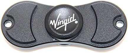 Winqirl Antique Finish Logo Limited Edition Anti-counterfeiting Snail Mark Double Wings Spinner Fidget Toy Generation 1 Sophisticated Fidget Spinner For ADD, ADHD, Anxiety, Stress Relief, Jet Black
