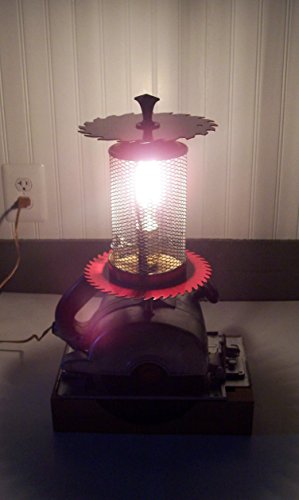 Vintage Craftsman Circular Saw Electric Table Lamp. Repurposed one-of-a-kind 'Man Cave' Table or Desk Lamp. Free Shipping In USA. No International Shipping.