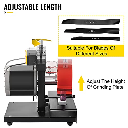 VEVOR Blade Grinder 1/2 HP Lawn Mower Blade Grinder 1700 RPM Variable