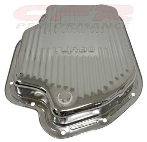 Chevy/GM Turbo TH-400 Steel Transmission Pan - Chrome