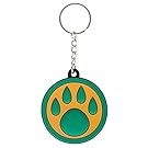 JINX World of Warcraft Monk Paw Rubber Key Chain (Green/Yellow, One Size)