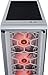 CORSAIR CRYSTAL 460X RGB Compact Mid-Tower Case, 3 RGB Fans, Tempered Glass - White