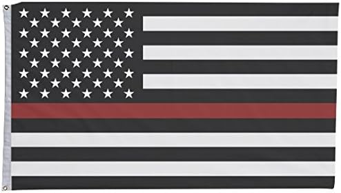 RevoltCity 3x5 Thin Red Line Flag for our Firefighters and Life Saving Professionals