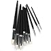 NUOLUX Soft Clay Color Shaper Tips Sculpting Painting Tools - 9pcs (Black)