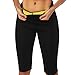 women's neoprene hot sweat slimming pants weight loss sauna shaper capris-S