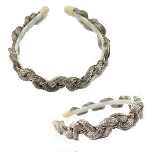 Merrylight Synthetic Hair Braided Bun Hairpiece Gripper Import It All
