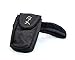 Woofhoof MEDIUM BLACK On the Leg Cell Phone Mobile Holder for the Leg/Calf - for Equestrian, Jogger, Hiker or Motorcycle, fits Phone Size 5.5