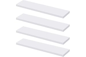 Sibosen 4 PCS White Medicine Cabinet Shelves Replacement,13 Inch Wooden Bathroom Cabinet Shelf,Medicine Cabinets Replacement Shelves for Living Room Bathroom Kitchen Wall Mounted Medicine Cabinet