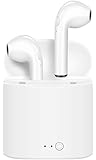 i7s Bluetooth Wireless Headphones - White