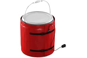 WXHDYBLANKET-5 Gallon Drum Heating Blanket, Bucket and Honey Heater Blanket,Pail Band And Barrel Heater,also for 15 Gallon Drum,Max Temperature 160℉