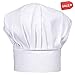 Ufaucet Adjustable Professional Kitchen Cooking Uniforms White Chef Hat, 1 Pack Chef Hats for Adults