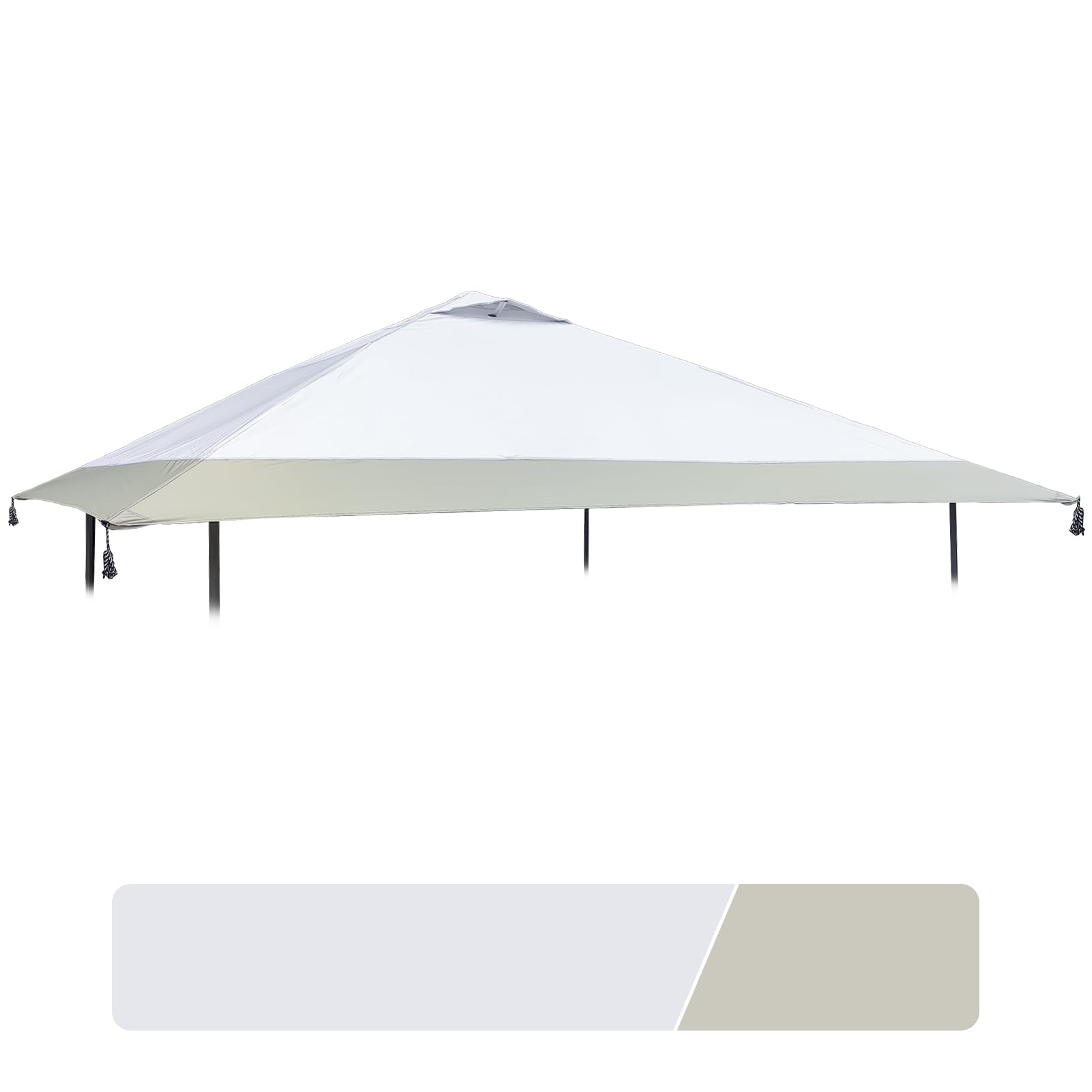 Photo 1 of 13x13 Canopy Replacement Top with Air Vent Fit for Coleman Oasis 1606532 2156426 2156428, 300D Oxford Waterproof Silver Coated Pop Up Canopy Tent Cover for Outdoor (Replacement Top Only)