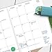 TF Publishing 19-4205A July 2018 - June 2019 Blooming Monthly Planner, 7.5 x 10.25