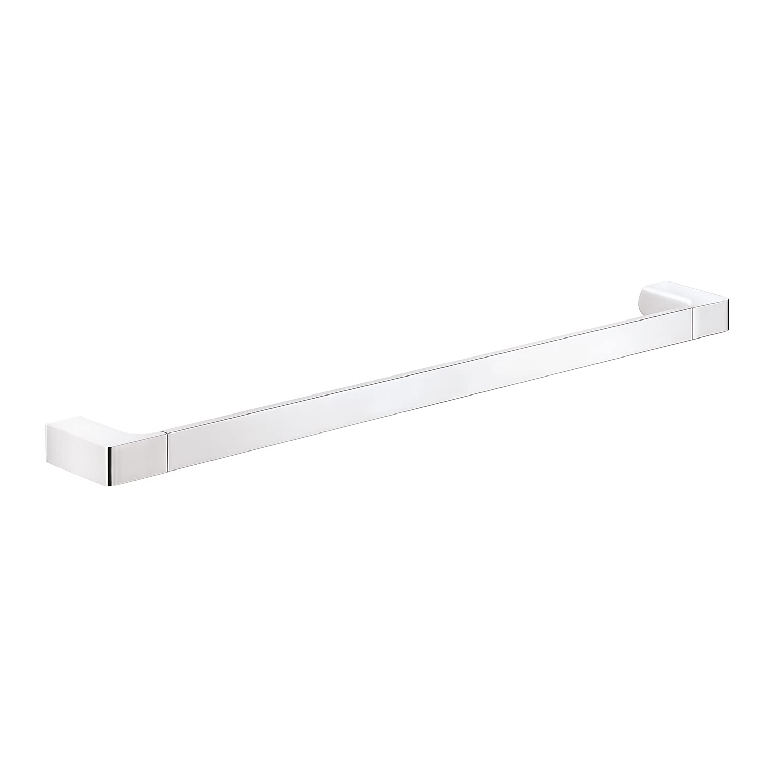 Gedy G-Kuala Lumpur Towel Holder CM.60, Chrome, Components Made of Cromall, Brass and Glass, 2 Year Warranty, Measures 2.5 x 60 x 6.6 cm and Weight 0.7 kg, R&D Design