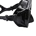 Adults Scuba Diving Mask Snorkeling Package Set Dry top Snorkel Purge Valve with Silicone Mouth Piece, Tempered Glass Lens Freediving Mask Anti-Fog No Leak Watertight,Black - Gear Bag Included