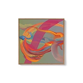 Framed Canvas Wall Art for Living Room, Bedroom Abstract Canvas Prints for Modern Home Decoration Ready to Hang - 16"x16" inches