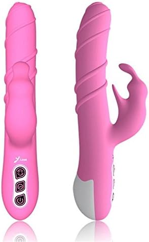 New Sx Toys 360 Degree Rotating Rabbit Vibratr USB Charge Vibrating AV Stick G Spot Adullt FunnyKing New Style Women Pink,av Rod Vibratrs Caps Remote Control