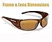 Flying Fisherman Cape Horn Polarized Sunglasses with AcuTint UV Blocker for Fishing and Outdoor Sports, Shiny Tortoise Frames/Amber Lenses