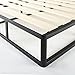 ZINUS Metal Box Spring with Wood Slats, 9 Inch Mattress Foundation, Sturdy Steel Structure, Easy Assembly, California King