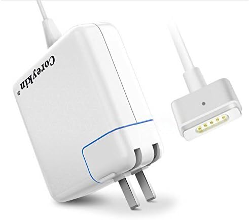 Coreykin Original Macbook Charger 85w Magsafe T-Tip Power Adapter Charger for Apple Macbook Pro 13" 15" 17" A1424 Retail Package