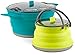Sea to Summit X-Set 33 (2 Piece) X-Pot & Kettle, 2.8 Large/1.3 L, Pacific Blue