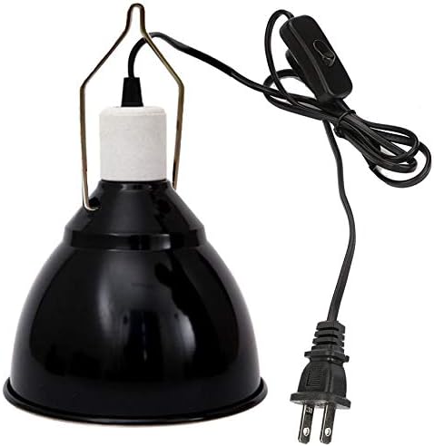 7 5inch 口金e26 Uva Uvb ライトドーム 爬虫類 ライト ヒーター ペットヒーター 水槽 セラミックヒーター 暖房器具 ライトスタンド だんとつ 電球な