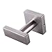 Angle Simple Bathroom Towel Hook, SUS304 Stainless Steel Single Shower Towel Hanger for Wall, Kitchen Cabinet Closet Coat Robe Holder Wall Mounted, Brushed Nickel