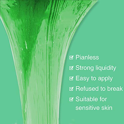 Home Waxing Kit for Women Lansley Painless Wax Warmer Hair Removal Wax Kit for Full Body Brazilian Bikini, Underarm, Legs, Face, Eyebrows Women Men with 4 Flavors Stripless Hard Wax