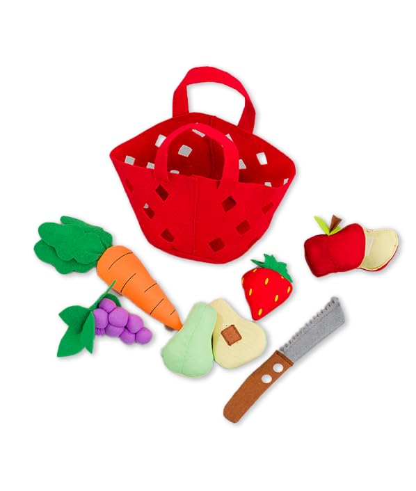 PRETEND TO BEE Grocery Bag Accessory Set, Dress Up Costume for Kids, Soft Play Set, 18+ Months