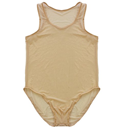 Feeshow Mens Mesh Jockstrap Bodysuit Soft Bikini Briefs Underwear