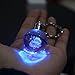 S-SO K9 Crystal 3D Bulbasaur pokemon ball Night LED light keychain ring