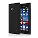 Nokia Lumia 735 Case, Incipio [Shock Absorbing] DualPro Case for Nokia Lumia 735-Black/Black